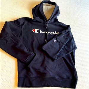 Champion Men's Navy Hoodie